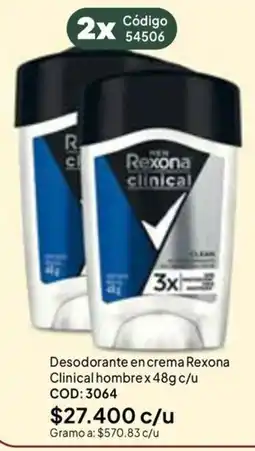 Nova Venta Rexona clinical oferta