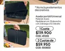 Nova Venta Asador portátil Universal oferta