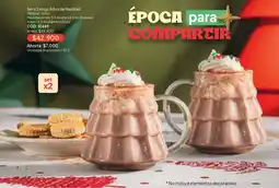 Nova Venta Set x 2 mugs Árbol de Navidad oferta