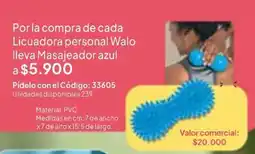 Nova Venta Por la compra de cada Licuadora personal Walo oferta