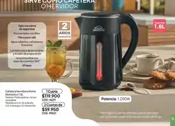 Nova Venta Home Elements Cafetera Hervidora 1.8L oferta