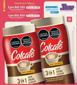 Nova Venta Colcafé 3 en 1 oferta