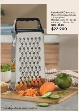 Nova Venta Rallador ilko x 4 caras oferta