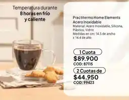 Nova Venta Practitermo Home Elements Acero Inoxidable oferta
