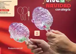 Nova Venta Set x 2 maracas luminosas papá Noel oferta