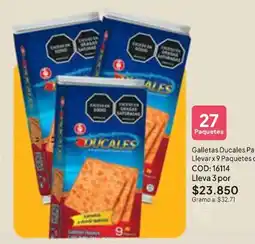 Nova Venta Galletas Ducales oferta