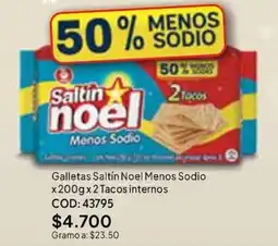 Nova Venta Saltin noel Menos Sodio oferta