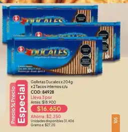 Nova Venta Ducales galletas oferta