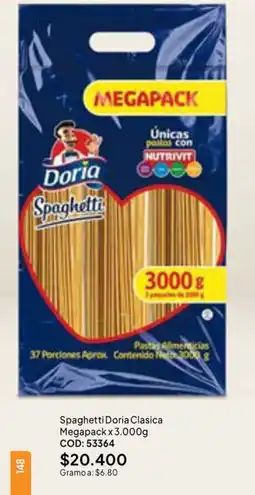 Nova Venta Doria Spaghetti oferta