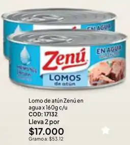 Nova Venta Zenú lomos de atún oferta