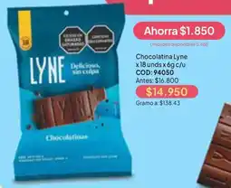 Nova Venta Lyne chocolatinas oferta