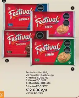 Nova Venta Festival galletas oferta