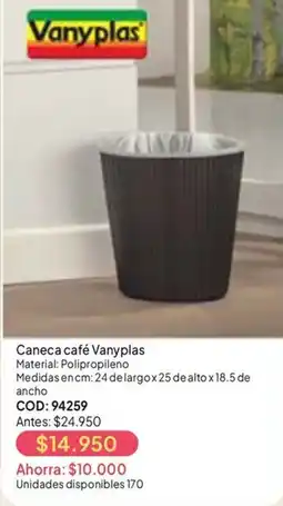 Nova Venta Vanyplas caneca café oferta