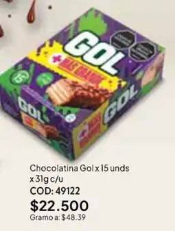 Nova Venta Chocolatina Gol oferta