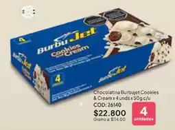 Nova Venta Burbujet Cookies & Cream oferta