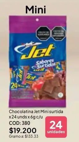 Nova Venta Chocolatina Jet Mini oferta