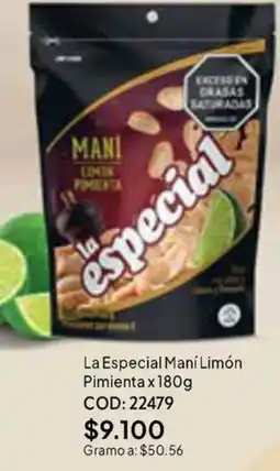 Nova Venta La especial maní limón pimienta oferta