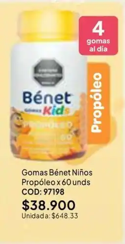 Nova Venta Bénet gomas Kids oferta