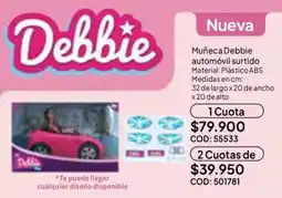 Nova Venta Debbie muñeca automóvil surtido oferta