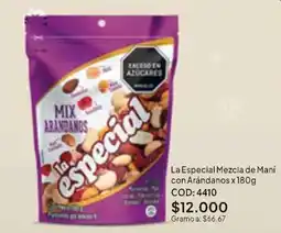 Nova Venta La Especial Mezcla de Maní con Arándanos oferta