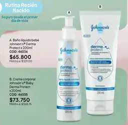 Nova Venta Johnson's® Baby Derma Protect oferta