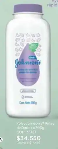 Nova Venta Polvo Johnson's Antes de Dormir oferta