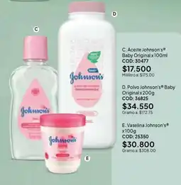 Nova Venta Johnson's® Aceite Baby Original oferta