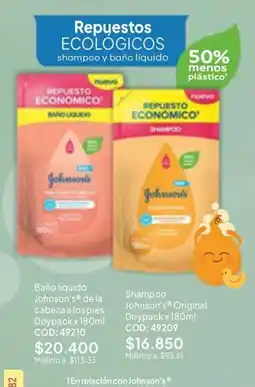 Nova Venta Johnson's® baño líquido oferta