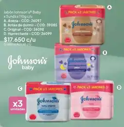 Nova Venta Johnson's baby jabón oferta