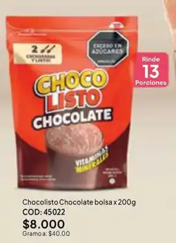 Nova Venta Chocolisto Chocolate oferta
