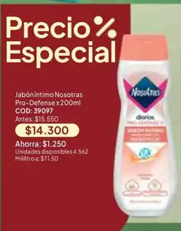 Nova Venta Nosotras jabón íntimo pro-defense oferta