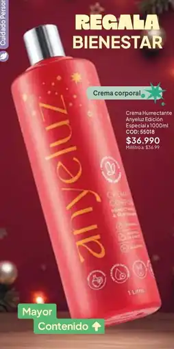 Nova Venta Anyeluz crema corporal oferta
