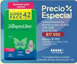 Nova Venta Siempre Libre Toallas Normal con alas oferta