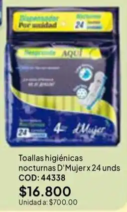 Nova Venta D'Mujer toallas higienicas nocturnas oferta