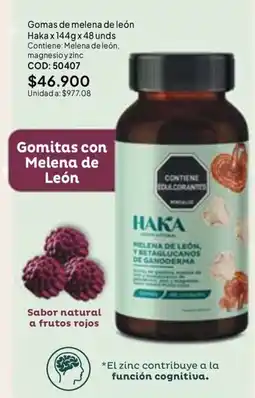 Nova Venta Haka gomitas con melena de león oferta