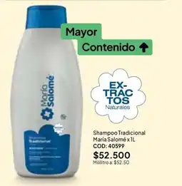 Nova Venta Maria Salome Shampoo Tradicional oferta
