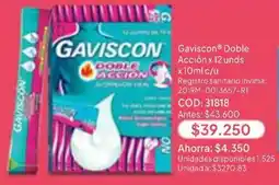 Nova Venta Gaviscon doble accion oferta