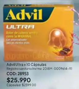 Nova Venta Advil Ultra oferta
