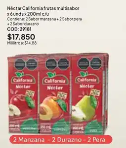 Nova Venta Nectar california frutas multisabor oferta