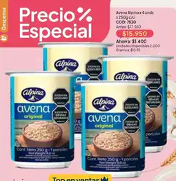 Nova Venta Alpina avena original oferta