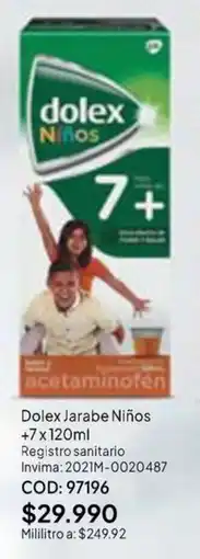 Nova Venta Dolex jarabe niños oferta