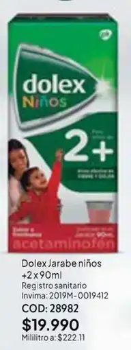 Nova Venta Dolex jarabe niños oferta