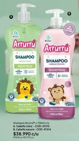 Nova Venta Arrurrú shampoo oferta