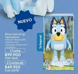 Nova Venta Bluey mejor amigo figura básica oferta