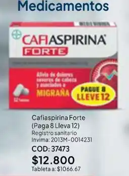 Nova Venta Cafiaspirina Forte oferta