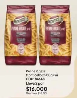 Nova Venta Monticello Penne Rigate oferta