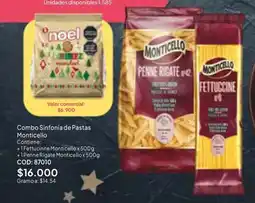 Nova Venta Combo Sinfonía de Pastas Monticello oferta