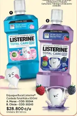 Nova Venta Listerine cuidado total kids oferta