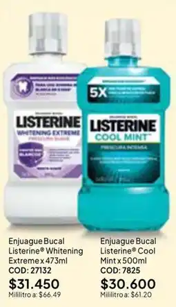 Nova Venta Listerine enjuague bucal oferta
