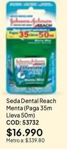 Nova Venta Seda Dental Reach Menta oferta